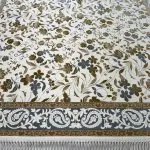 فرش طرح هانا 1200 شانه غیر برجسته کد 1702 رنگ کرم - فرشخونه