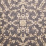 فرش افشان طلاکوب طرح بهادر 1000 شانه گل برجسته رنگ نقره ای کد 101417 - فرشخونه