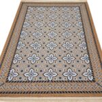 گلیم ماشینی طرح جدید نقشه آریا بژ