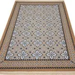 گلیم ماشینی طرح جدید نقشه آریا بژ