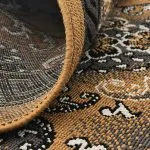 فرش گلیم طرح بوستان 320 شانه رنگ دودی کد 10841