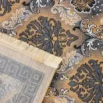 فرش گلیم طرح بوستان 320 شانه رنگ دودی کد 10841