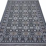 فرش گلیم طرح زرندی رنگ دودی 320 شانه کد 10848 - فرشخونه