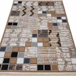 گلیم طرح آوین 320 شانه کد 27G610877 رنگ بژ