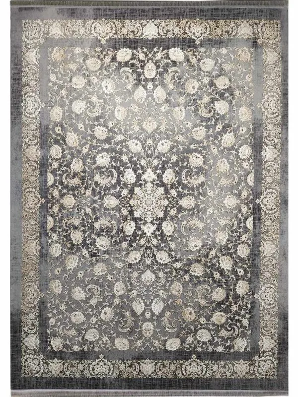 فرش طرح میلان نقره ای کد 78F201126