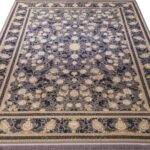 فرش طلاکوب طرح تارا رنگ فیلی تیره 1200 شانه گل برجسته کد 201250 - فرشخونه