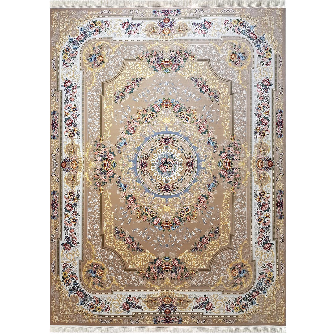 11F220655-carpet-1200-Reeds-Farshkhooneh فرش شانار 1200 شانه غیر برجسته کد 20655