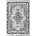 فرش وینتیج بوم ساده کرم 700 شانه