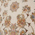 فرش طرح گلفام سرمه ای و نقره ای 1200 شانه کد 210079 - Image 5