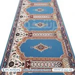 فرش سجاده ای محرابی آبی فیروزه ای 700 شانه 2550 کد 18S70917 - فرشخونه
