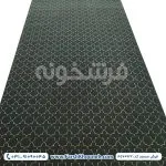 فرش سجاده ساده طرح پنجره فولادی سبز 700 شانه کد 70922 - فرشخونه
