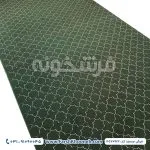 فرش سجاده ساده طرح پنجره فولادی سبز 700 شانه کد 70922 - فرشخونه