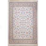 فرشینه فرش طرح افشان رنگ کرم کد CL1007 - Image 2