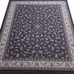 فرشینه طرح افشان رنگ دودی کد 7001