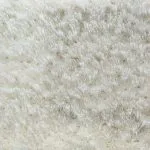 فرش شگی فلوکاتی طرح سوپرشگی رنگ کرم کد 820453