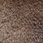 فرش شگی فلوکاتی طرح سوپرشگی رنگ نسکافه ای کد 820456
