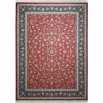 فرش طرح افشان قرمز 1200 شانه سنتی