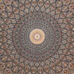 فرش طرح سلطانیه آبی و سرمه ای 1200 شانه ساده کد 20926 - Image 10