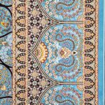 فرش طرح سلطانیه آبی و سرمه ای 1200 شانه ساده کد 20926 - Image 7