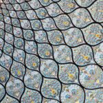 فرش طرح سلطانیه آبی و سرمه ای 1200 شانه ساده کد 20926 - Image 6