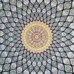 فرش طرح سلطانیه آبی و سرمه ای 1200 شانه ساده کد 20926 - Image 4