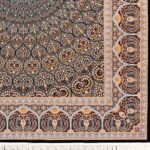 فرش طرح سلطانیه آبی و سرمه ای 1200 شانه ساده کد 20926 - Image 11