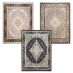 فرش گلنسا 1200 شانه گل برجسته کد 230930 - Image 2