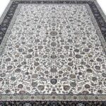 فرش افشان کاشان 1200 شانه غیر برجسته کد 4103 - Image 5