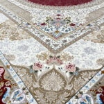 فرش هستی 1500 شانه 10 رنگ طلاکوب تراکم 4500 کد 1512 - Image 4