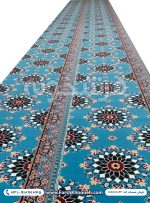 خرید فرش سجاده طرح تشریفات خورشید زمینه آبی کد 18S701022 - فرشخونه