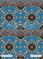خرید فرش سجاده طرح تشریفات خورشید زمینه آبی کد 18S701022 - فرشخونه