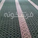 خرید فرش سجاده طرح تشریفات سبحان زمینه سبز کد 18S701030 - فرشخونه
