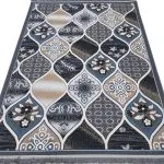 گلیم فرش 320 شانه کد 812 رنگ دودی