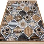 گلیم فرش 320 شانه کد 812 رنگ بژ