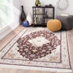 فرش کلاریس قهوه ای اصیل 1200 شانه کد 2100935 - Image 19
