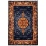 فرش چاپی سه بعدی خاکستری