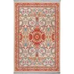 فرش فرانسوی افشان کلاریس طرح راشل کرم 1200 شانه کد 300320