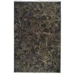 فرش اتاق خواب دخترانه طرح خطوط چهره رنگ مشکی 700 شانه کد 102409