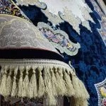 فرش آروانا سرمه ای 1000 شانه تراکم 3000 کد 43F110668 - فرشخونه