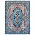 فرش طرح نفیس 1200 شانه آبی