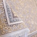 فرش طلاکوب افشان طرح سوگند گل برجسته 1200 شانه کد 73171 - Image 20