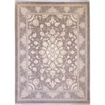 فرش طلاکوب طرح تاج 1200 شانه گل برجسته رنگ طوسی کد 731815