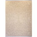 فرش طلاکوب طرح پرنسس گل برجسته 1200 شانه کد 731913 رنگ بژ
