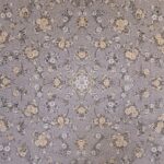 فرش افشان طلاکوب طرح الهه 1200 شانه گل برجسته طوسی کد 73231 - Image 5