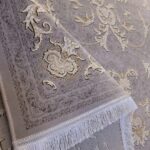 فرش طلاکوب افشان طرح آرتا کرم 1200 شانه گل برجسته کد 73351 - Image 5