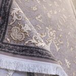 فرش طلاکوب افشان طرح آرتا کرم 1200 شانه گل برجسته کد 73351 - Image 15