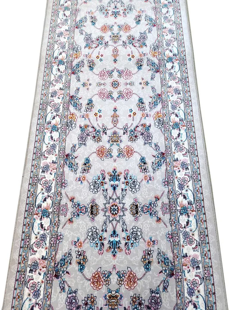 کناره فرش طرح گلپری (گیلدا) فیلی 700 شانه کد 701215 - فرشخونه