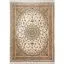 فرش اصفهان طرح شهریار غیر برجسته 1200 شانه کد 20172 - رنگ کرم - فرشخونه