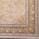 فرش طلاکوب طرح توسکا 1200 شانه گل برجسته کد 30273 - Image 5