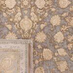 فرش طلاکوب طرح توسکا 1200 شانه گل برجسته کد 30273 - Image 11